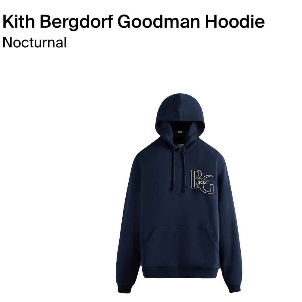 Bergdorf Goodman x kith hoodie